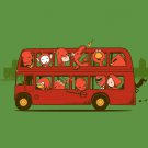 "Red Trip In London" Fictional Characters Parody - Rectangle Refrigerator Magnet