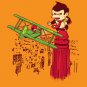 "Save The Princess" Plumber Video Game Parody - Rectangle Refrigerator Magnet