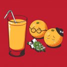 "So Long My Friend" Orange Fruit Juice Funeral - Rectangle Refrigerator Magnet