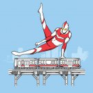 "Tokyo Pommel Horse" Hero & Train Gymnastics - Rectangle Refrigerator Magnet