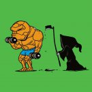 "Mission Failed" Rock Super Hero & Grim Reaper Death Parody - Vinyl Sticker