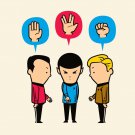"Paper, Scissors, Rock" Space Exploration TV Show & Movie Parody - Vinyl Sticker