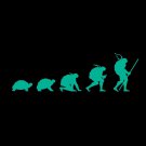 "Evolution" Transformation Fighting Turtle TV Show Parody - Vinyl Sticker