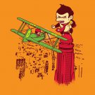 "Save The Princess" Plumber & Gorilla Video Game & Movie Parody - Vinyl Sticker