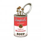 "Original" Dampbell's Soup Cream of Mushroom Fungus Parody - Vinyl Sticker