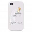 "Rainy Day" Baby Angel Pee on City Funny - FITS iPhone 5 5s Plastic Snap On Case