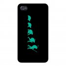"Evolution" Transformation Turtle Parody - FITS iPhone 5 5s Plastic Snap On Case