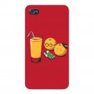 "So Long My Friend" Orange Juice Funeral - FITS iPhone 5 5s Plastic Snap On Case