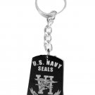 Military Armed Force Navy Seal Team Six Logo - Metal Ring Key Chain Keychain