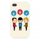 "Paper, Scissors, Rock" Space TV Parody - FITS iPhone 4 4s Plastic Snap On Case
