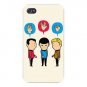 "Paper, Scissors, Rock" Space TV Parody - FITS iPhone 4 4s Plastic Snap On Case
