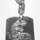Tyrannosaurus Rex T-Rex Dinosaur Hunter - Metal Ring Key Chain Keychain