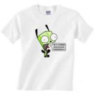 Invader Zim Seatbelt Belt - GIR Expressions Funny Faces on Color Design