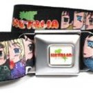 Hetalia Axis Powers Seatbelt Belt - Hetalia Logo w/ 8 Chibi Character Blocks