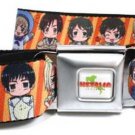Hetalia Axis Powers Seatbelt Belt - Hetalia Characters Orange Stripe