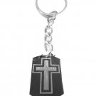 Classic Cross Jesus Christian Christ Religion - Metal Ring Key Chain Keychain