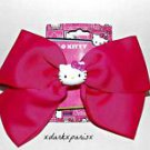 Hello Kitty Seatbelt Belt - Hello Kitty Faces w/ Red Bows on Stripes