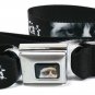 Grumpy Cat Seatbelt Belt - Face Pose Black & White