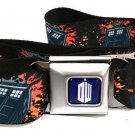 Doctor Who Tardis Explosion Black - Seatbelt Belt