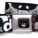Deadmau5 Seatbelt Belt - deadmau5 Brick Wall White/Black