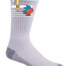 "Surrender" Super Hero Comic & Video Game Parody Track Race - Crew Socks Pair