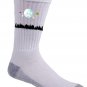 "Disturbing Fly" Moon Flyswatter & Jet Airplane w/ Night Stars - Crew Socks Pair