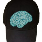 "Zombie Need Brain" Hungry for Brains Funny Cartoon - Black Adjustable Cap Hat