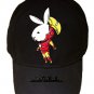 "Bunny Inside" Comic Super Hero & Magazine Parody - Black Adjustable Cap Hat