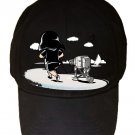 "Jogging" Space Movie Parody Villain Run w/ Robot Dog - Black Adjustable Cap Hat