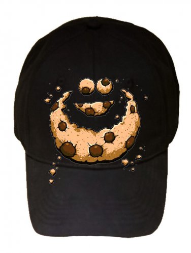 "Hidden Monster" Public Television Show Parody Crumbs - Black Adjustable Cap Hat