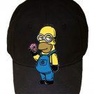 "Simpion" Cartoon Movie & Comedy Show Parody w/ Donut - Black Adjustable Cap Hat