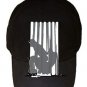 "Behind The War" Space Movie Parody Villain on Toilet - Black Adjustable Cap Hat