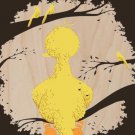 "The Big One" Public TV Show Parody Perched - Plywood Wood Print Poster Wall Art