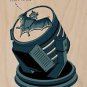 "I Hate My Job" Super Hero Comic Parody - Plywood Wood Print Poster Wall Art