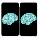 "Zombie Need Brain" Hungry for Brains Funny - Womens Taiga Hinge Wallet Clutch