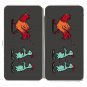 "Zombie Attack" Rooster Chased by Chickens - Womens Taiga Hinge Wallet Clutch