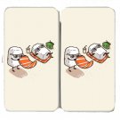 "Summer Sushi" Sunbathing on Beach Vacation - Womens Taiga Hinge Wallet Clutch