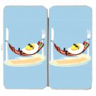 "Good Morning" Egg Sunny Side Up Relax Bacon - Womens Taiga Hinge Wallet Clutch