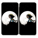 "Howling Wolf" Comic Super Hero Claw Parody - Womens Taiga Hinge Wallet Clutch