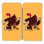 "Training Field" Gorilla Barrel Game Parody - Womens Taiga Hinge Wallet Clutch
