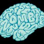 "Zombie Need Brain" Hungry for Brains Cartoon - Rectangle Refrigerator Magnet