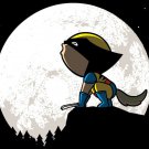 "Howling Wolf" Comic Super Hero Parody w/ Claws - Rectangle Refrigerator Magnet