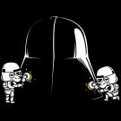"Polishing" Space Movie Villain Helmet Parody - Rectangle Refrigerator Magnet