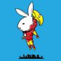 "Bunny Inside" Super Hero Comic & Magazine Publication Parody - Vinyl Sticker