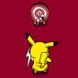"Practice Time" Pocket Monster Electric Lightning Aim at Target - Vinyl Sticker