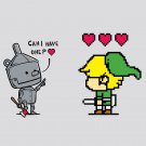 "Heart Seeker" Classic Color Movie & Video Game Parody - Vinyl Sticker