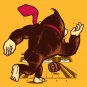 "Training Field" Gorilla Bowling w/ Barrel Video Game Parody - Vinyl Sticker