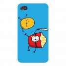 "French Fried Jason" Horror Movie Parody - FITS iPhone 4 4s Plastic Snap On Case