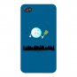 "Disturbing Fly" Moon Flyswatter & Jet - FITS iPhone 4 4s Plastic Snap On Case