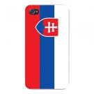 Slovakia World Country National Flag - FITS iPhone 5 5s Plastic Snap On Case